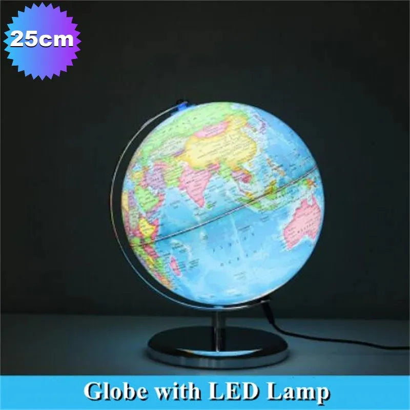 lampe de bureau globe terrestre imprimé en hd 360 degrés artisanat éducatif