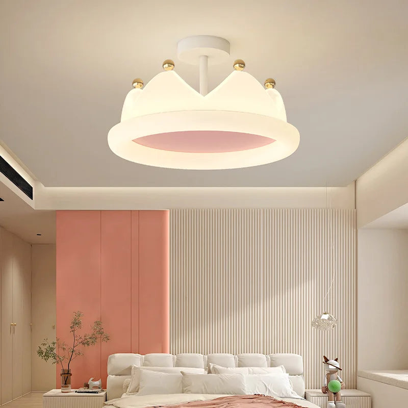 lustre romantique pour chambre de petite fille moderne