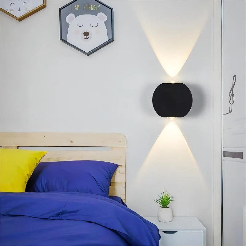 applique murale led étanche moderne pour intérieur extérieur décoratif