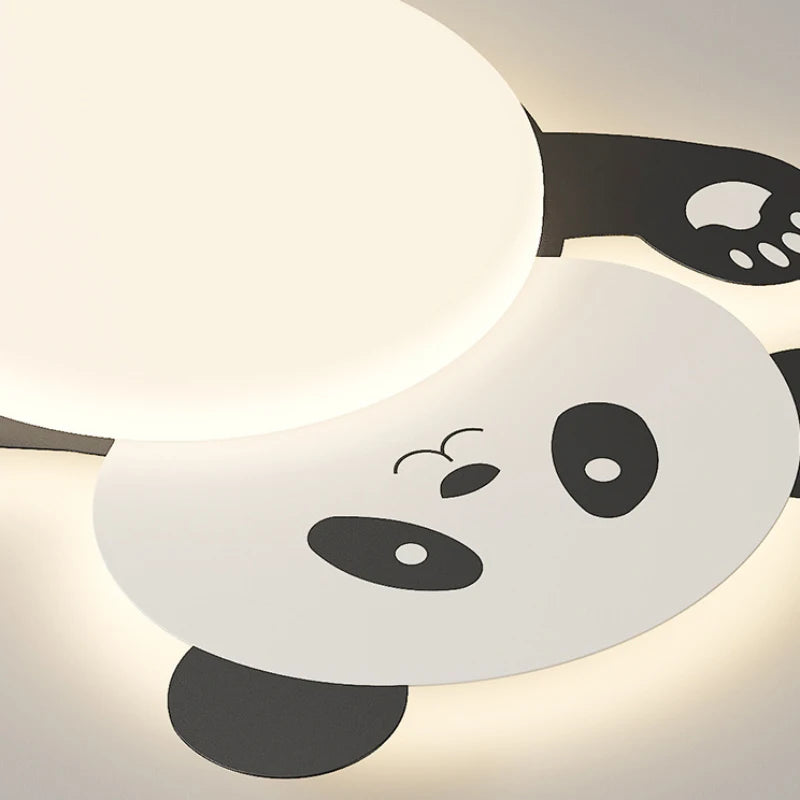 plafonnier panda mignon pour chambre d'enfant moderne minimaliste