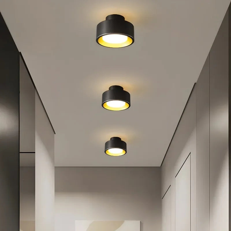 plafonnier led en cuivre design moderne pour décoration intérieure luxe