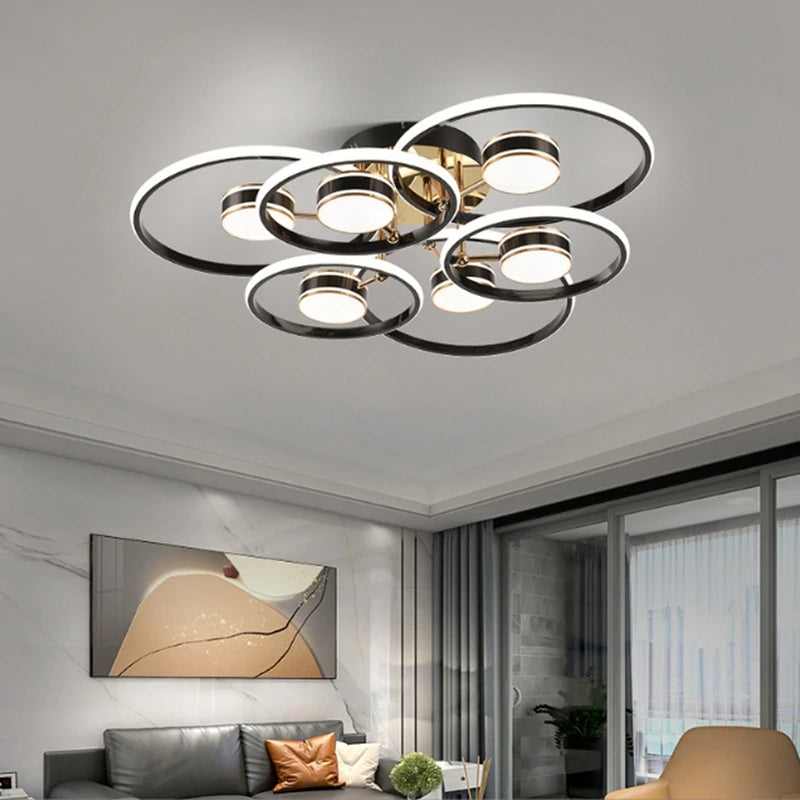 plafonnier design moderne lumineux et décoratif pour intérieur élégant