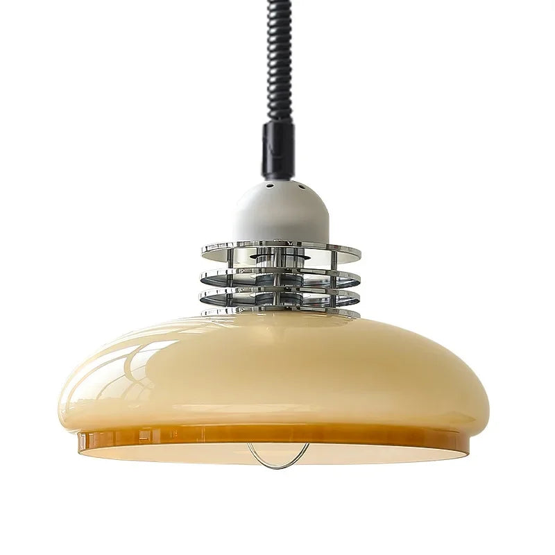 Bauhaus Glass Pendant Light Medieval Suspension Chandeliers Ceiling Hanging Lamp