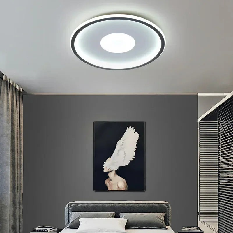 lustre moderne à leds pour décoration intérieure élégante