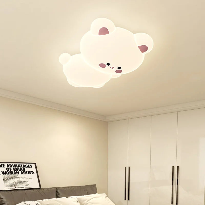 plafonnier mignon ourson koala pour chambre d'enfant décor créatif