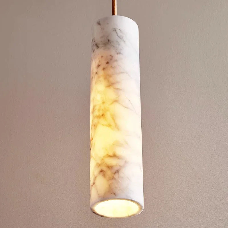 lustre wabi-sabi en marbre naturel pour hôtel design