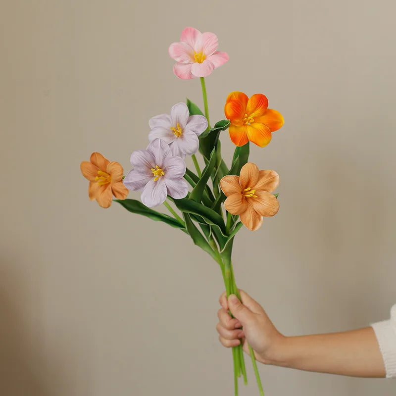 fleurs de tulipe artificielles pour décoration de mariage et jardin