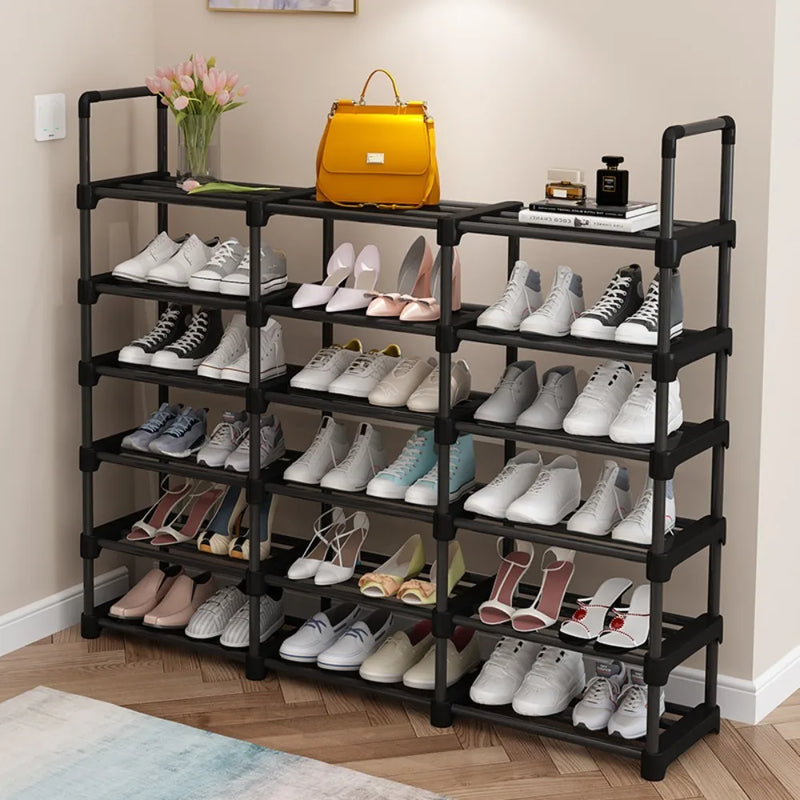 étagère à chaussures amovible multicouche pour rangement pratique