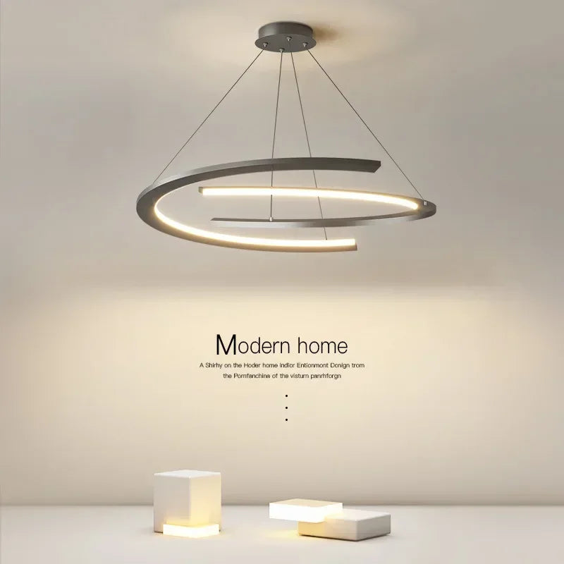 lustre led moderne pour décoration intérieure lumineuse