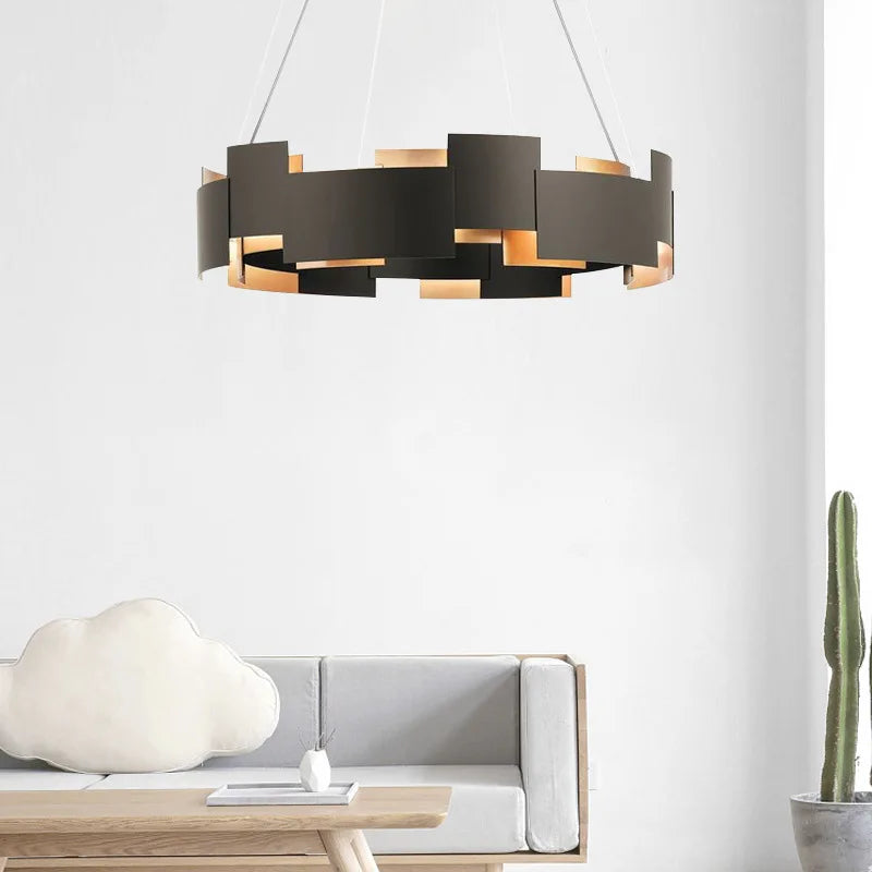 lampe suspendue en métal 	 avec cordon d'ampoule réglable