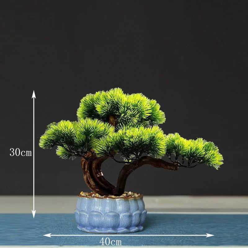 faux arbre bonsaï pour décoration intérieure et aménagement paysager