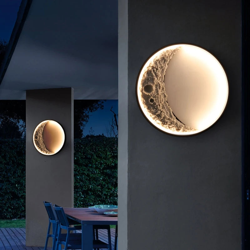 applique murale extérieure moderne à led imperméable pour jardin et villa