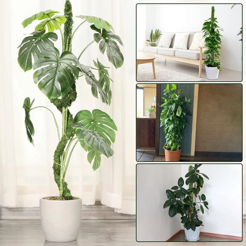 piquets pliables en mousse faits main pour plantes monstera en gros