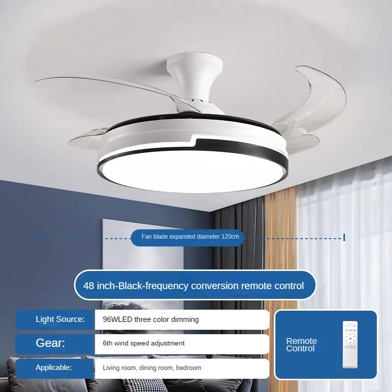 ventilateur led invisible moderne pour décoration intérieure élégante