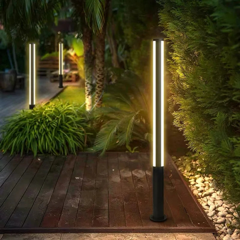 lampe extérieure led décorative étanche pour jardin et allée