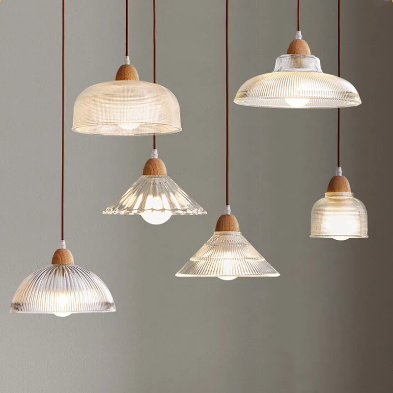 lustre led moderne nordique en verre style vintage minimaliste