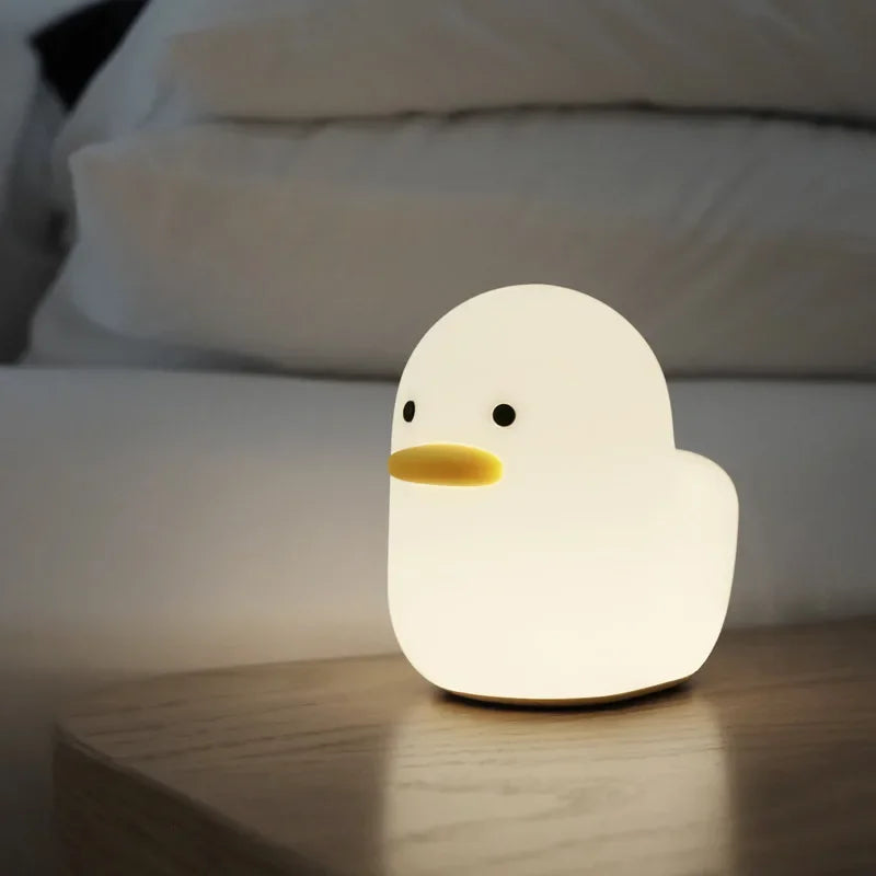 veilleuse silicone canard usb cadeau de noël enfant