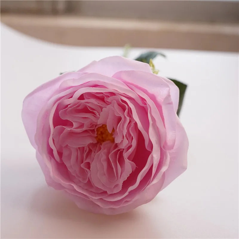 fleurs artificielles rose real touch pour décoration et cadeau