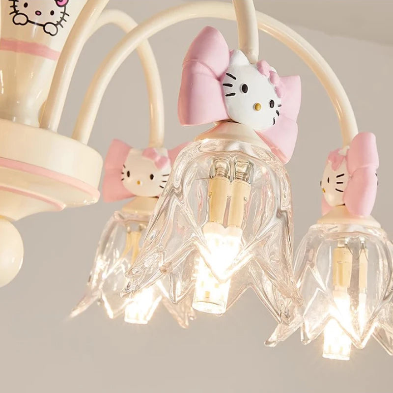 lustre créatif mignon pour chambre de princesse enfant