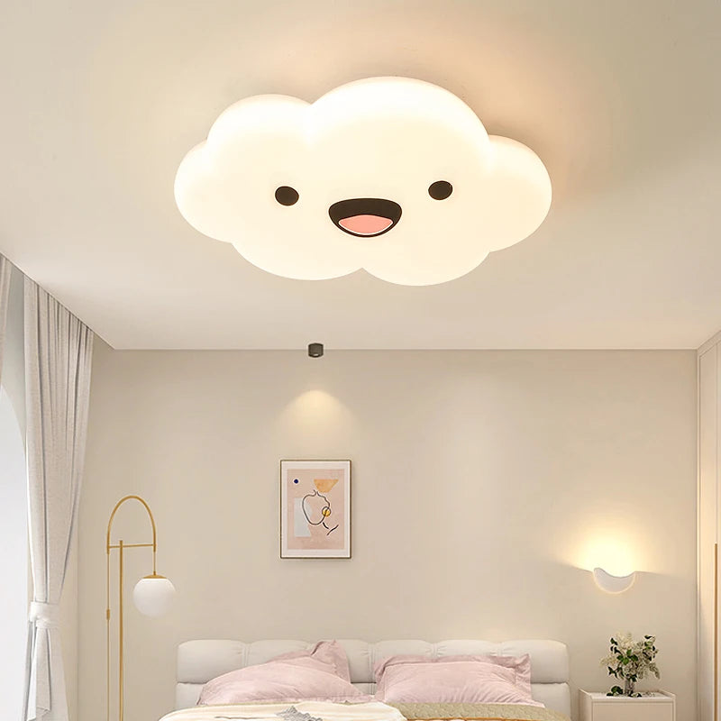 plafonnier moderne smiley visage pour éclairage intérieur