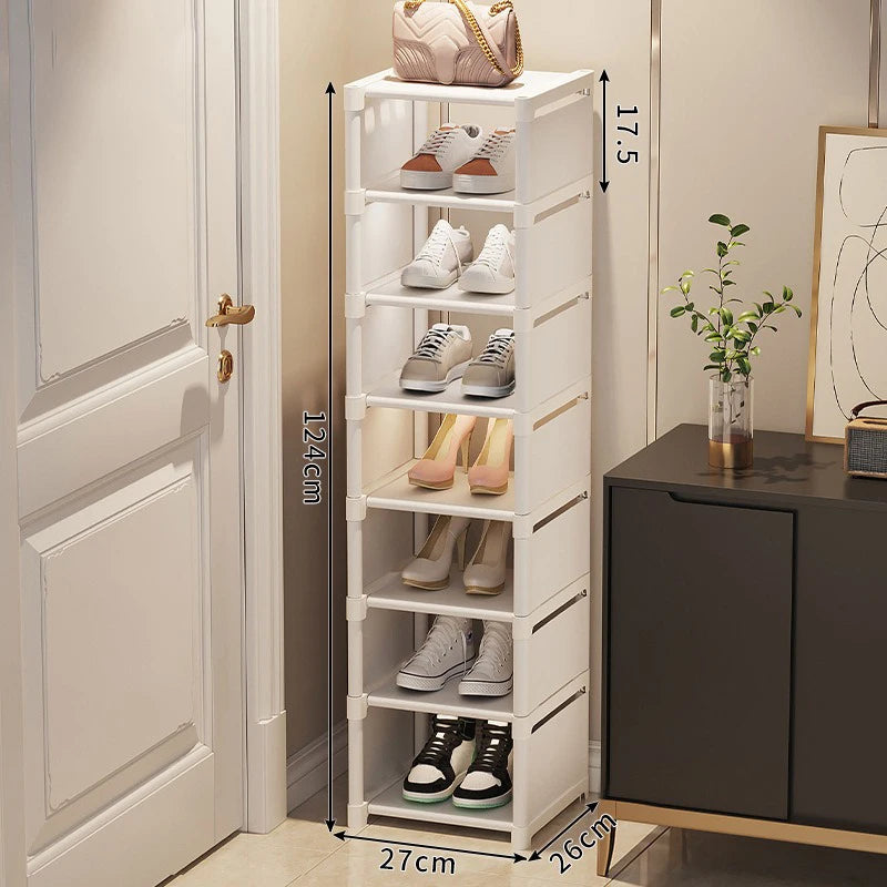 organisateur de chaussures empilable et réglable gain de place