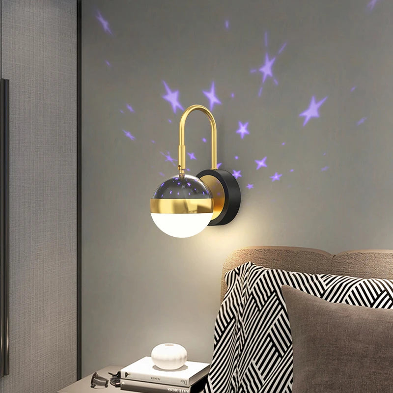 applique murale led pour enfants étoile luxe éclairage intérieur