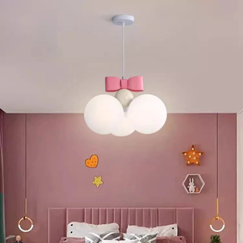 lustre romantique moderne simple pour chambre d'enfant princesse