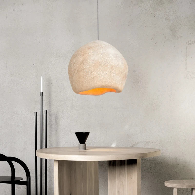 suspension LED style nordique wabi sabi pour restaurant ou bar