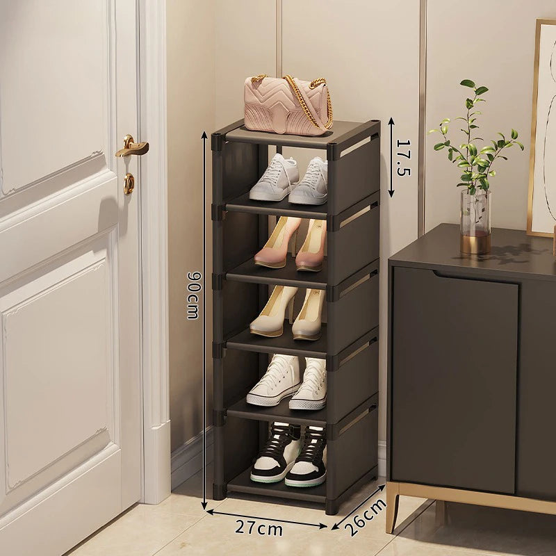 organisateur de chaussures empilable et réglable gain de place