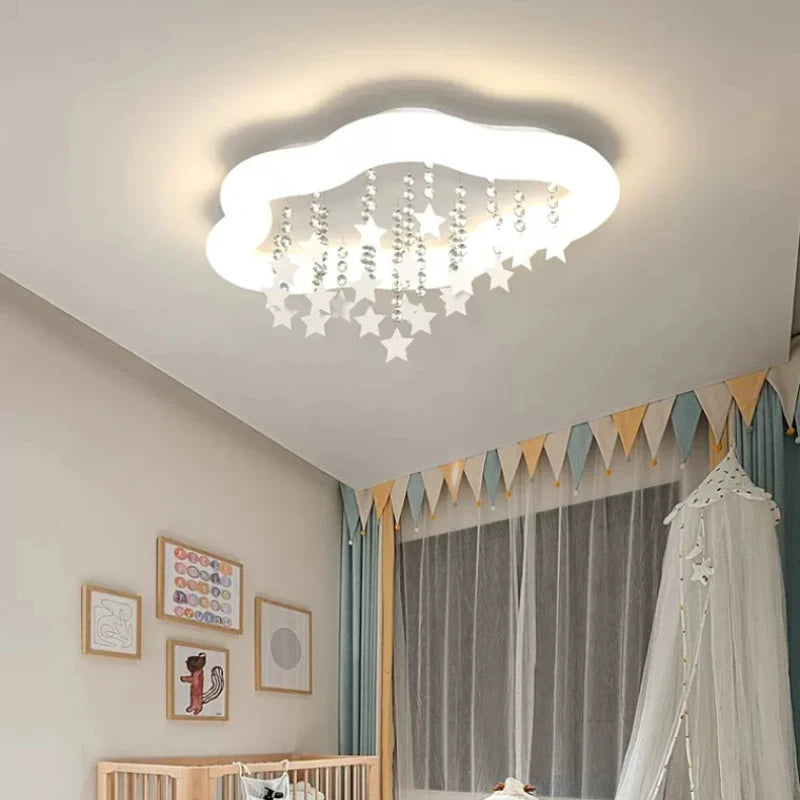 lampe nuage étoile style nordique pour chambre enfant