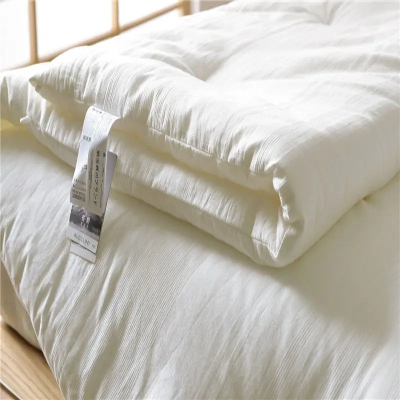 couette en duvet toute saison queen size japonaise matelassée