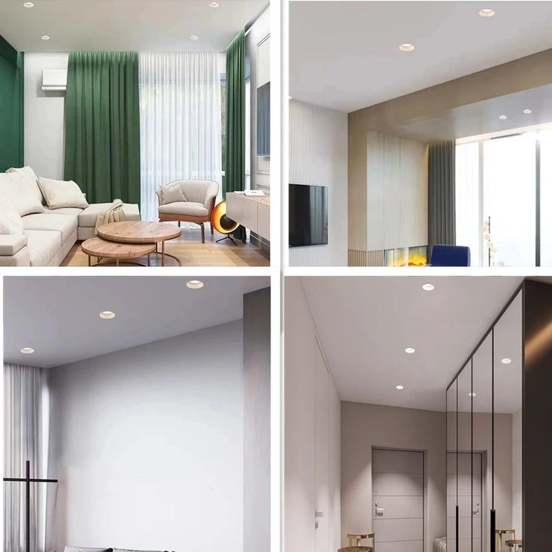 spot led dimmable anti-éblouissement pour éclairage intérieur