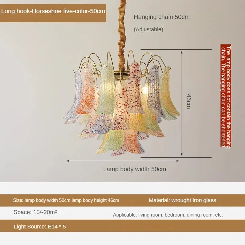 lustre en cristal de luxe rétro pour intérieur élégant