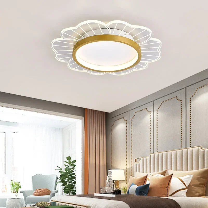 lustre moderne à leds pour décoration intérieure élégante