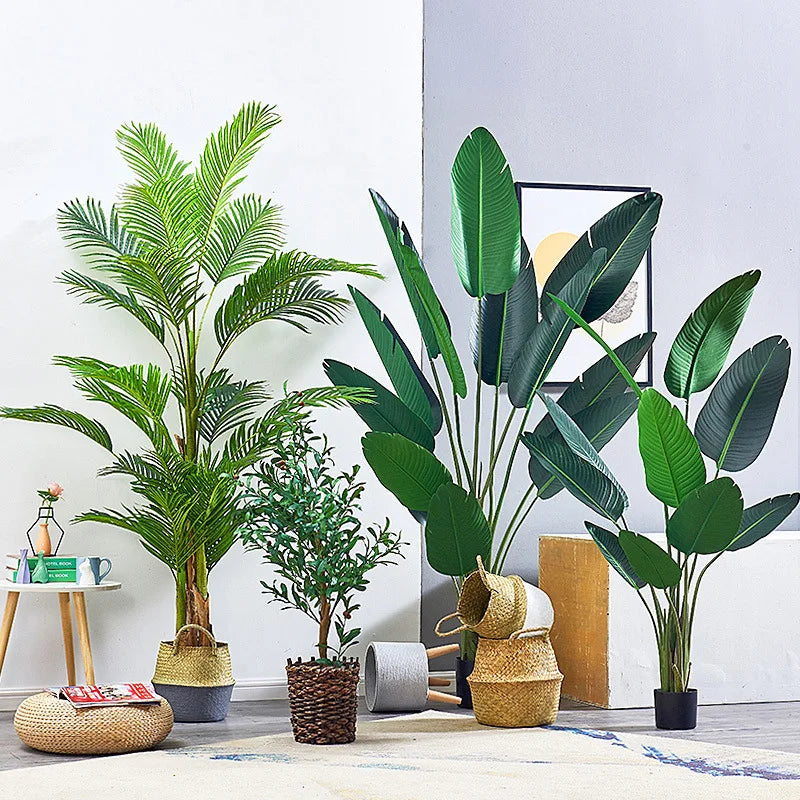 grande plante artificielle banane pour décoration intérieure et extérieure