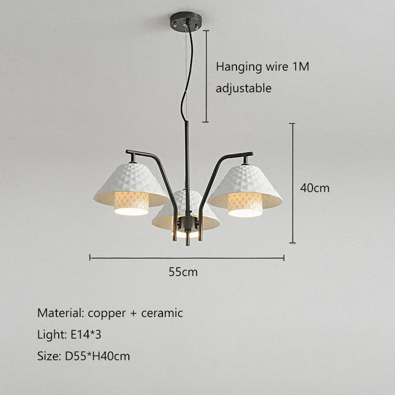 lustre à led pour décoration intérieure moderne et élégante