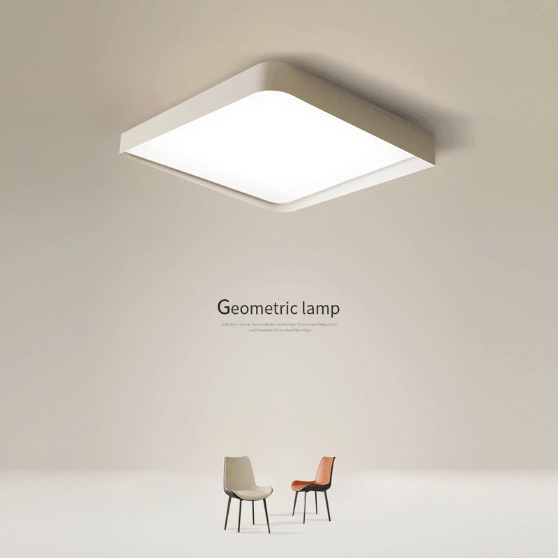 plafonnier led minimaliste moderne géométrique nordique atmosphérique