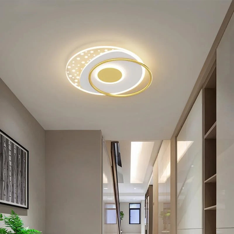 lustre moderne en led pour éclairage d'allée et couloir