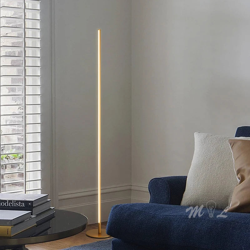 lampadaire moderne minimaliste à led pour intérieur élégant