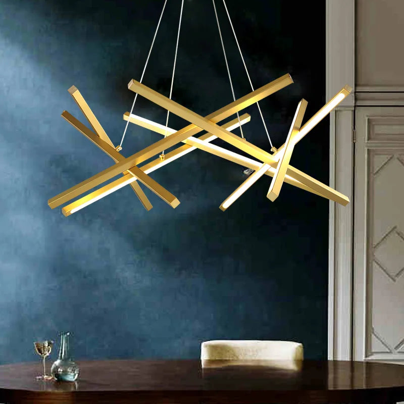 lustre minimaliste design lumière géométrique pour intérieur élégant