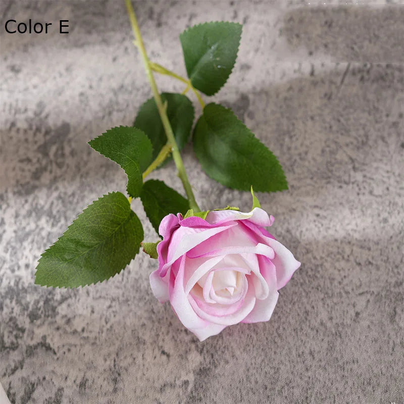 bouquet de fleurs artificielles en soie pour mariage et décoration