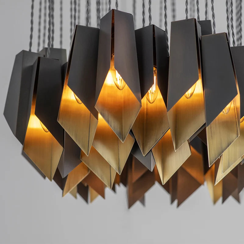 lustre créatif de personnalité design nordique lumière italienne éclairage de luxe