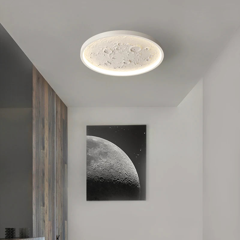 plafonnier led nordique créatif lune minimaliste moderne