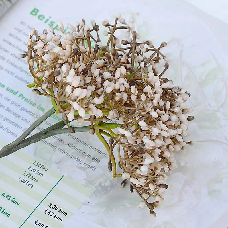 plantes artificielles rétro framboises pour décoration DIY maison