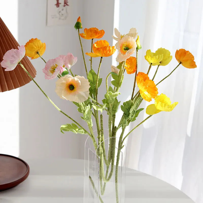 fleurs artificielles en soie pour décoration de mariage et table