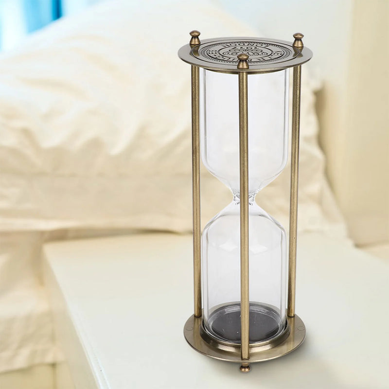 horloge de sable en verre pour décoration et cadeaux