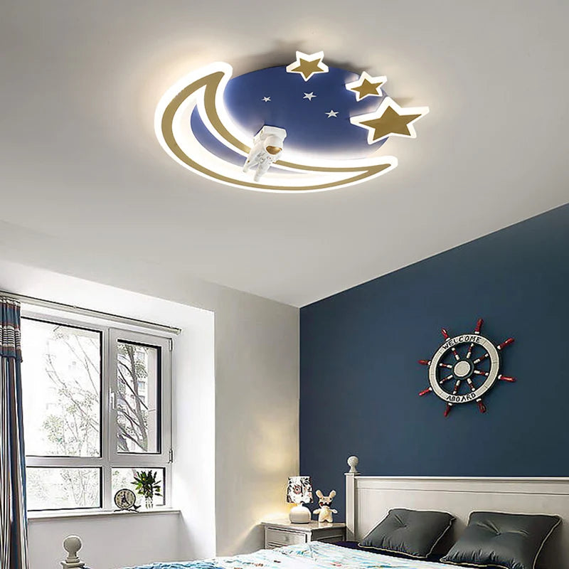 lustre led moderne pour décoration intérieure enfant et étude