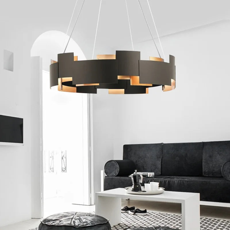 lampe suspendue en métal 	 avec cordon réglable