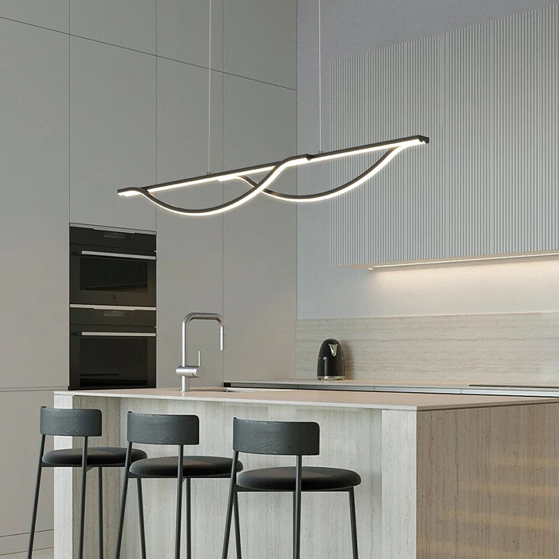 lustre moderne minimaliste nordique pour bar et restaurant