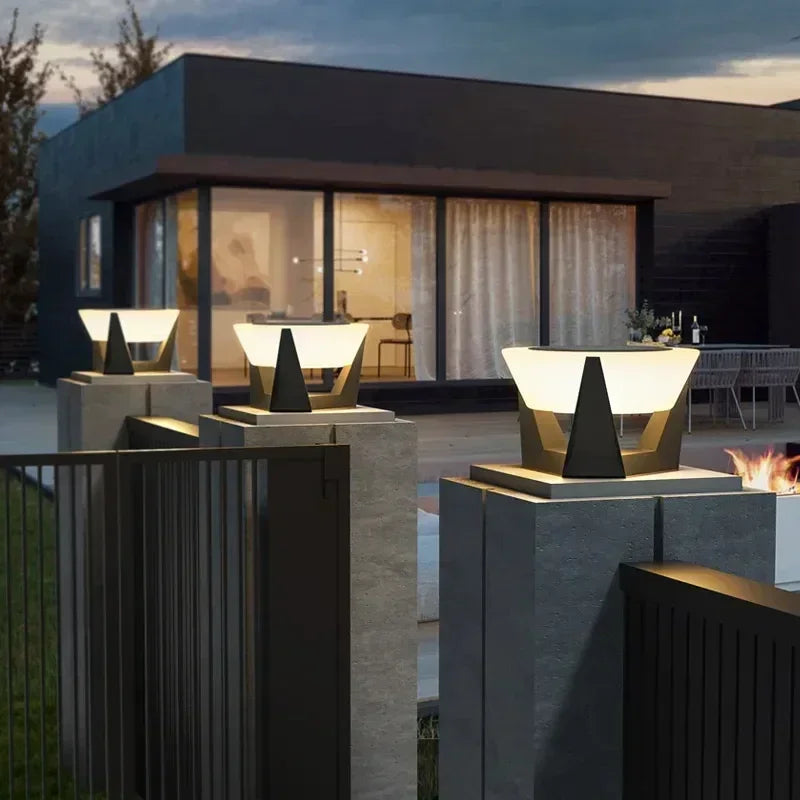 lampes solaires à led pour jardin et décoration extérieure